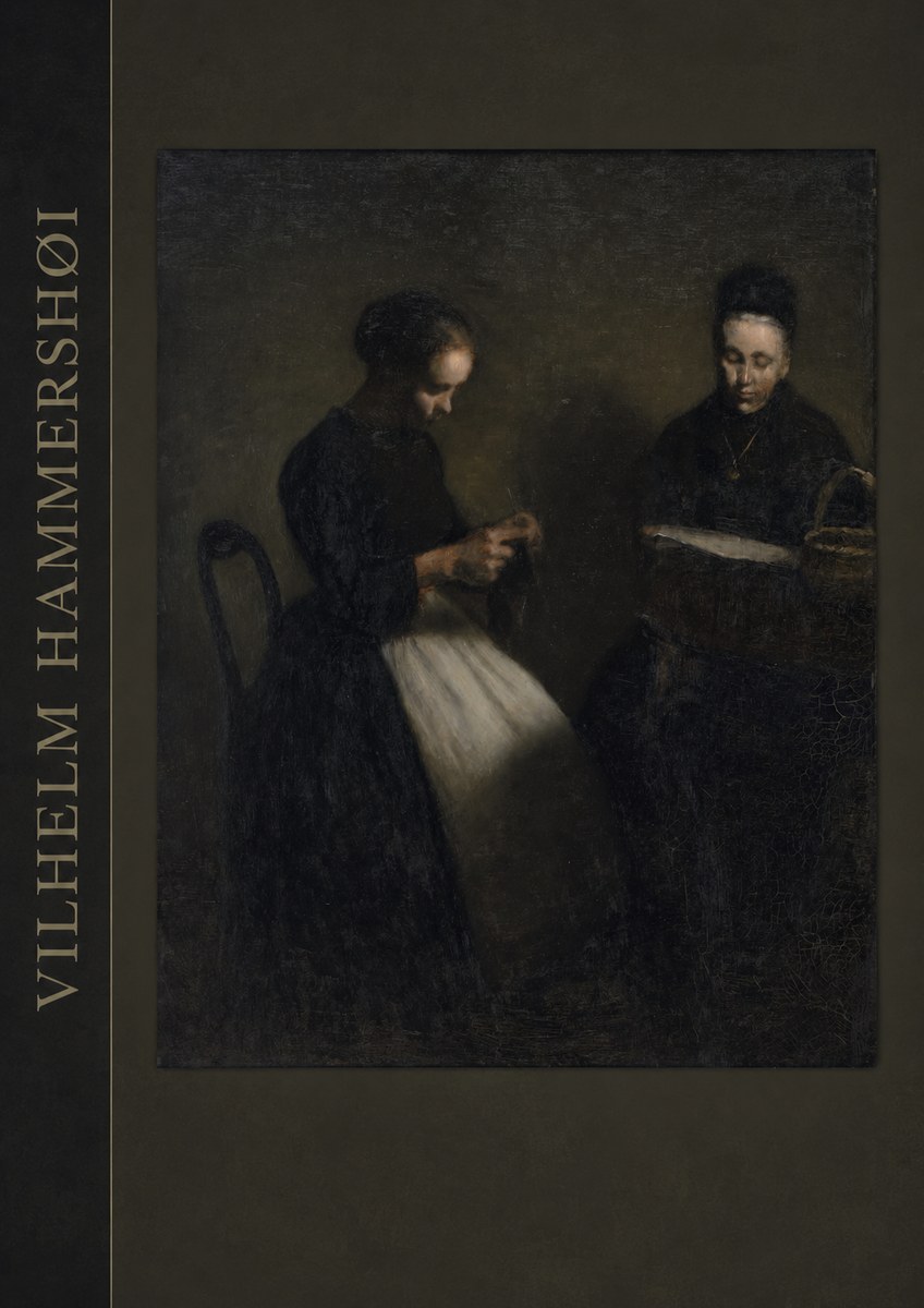 Vilhelm Hammershøi Two Women Knitting No2 - Juliste