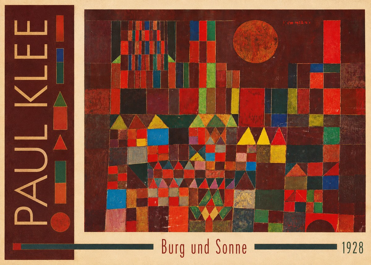 Paul Klee Burg Und Sonne No3 - Juliste