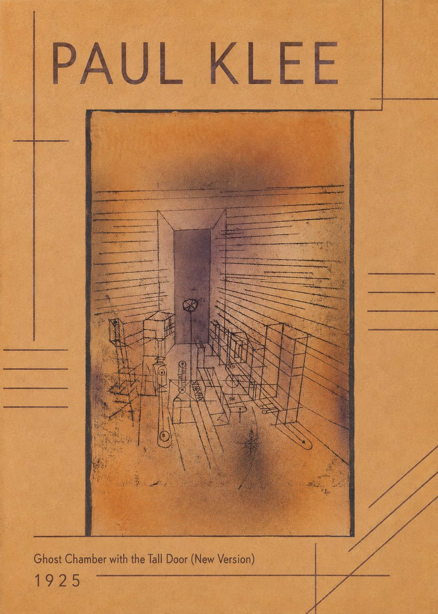 Paul Klee Ghost Chamber with the Tall Door (New Version) No1 - Juliste