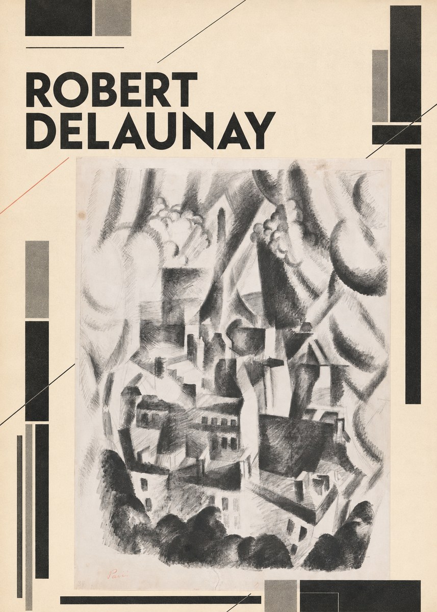 Robert Delaunay Vue Sur La Ville No5 - Juliste
