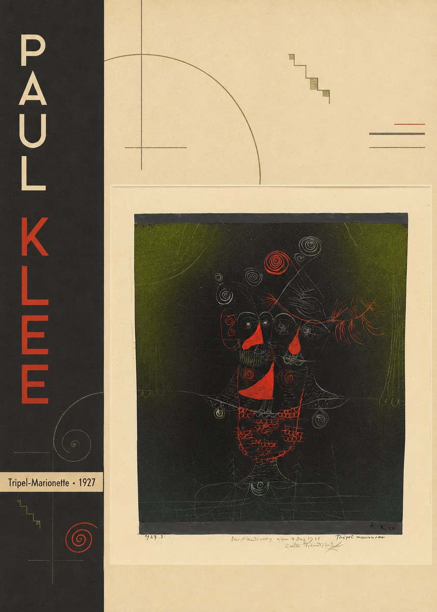 Paul Klee Tripel-marionette No2 - Juliste