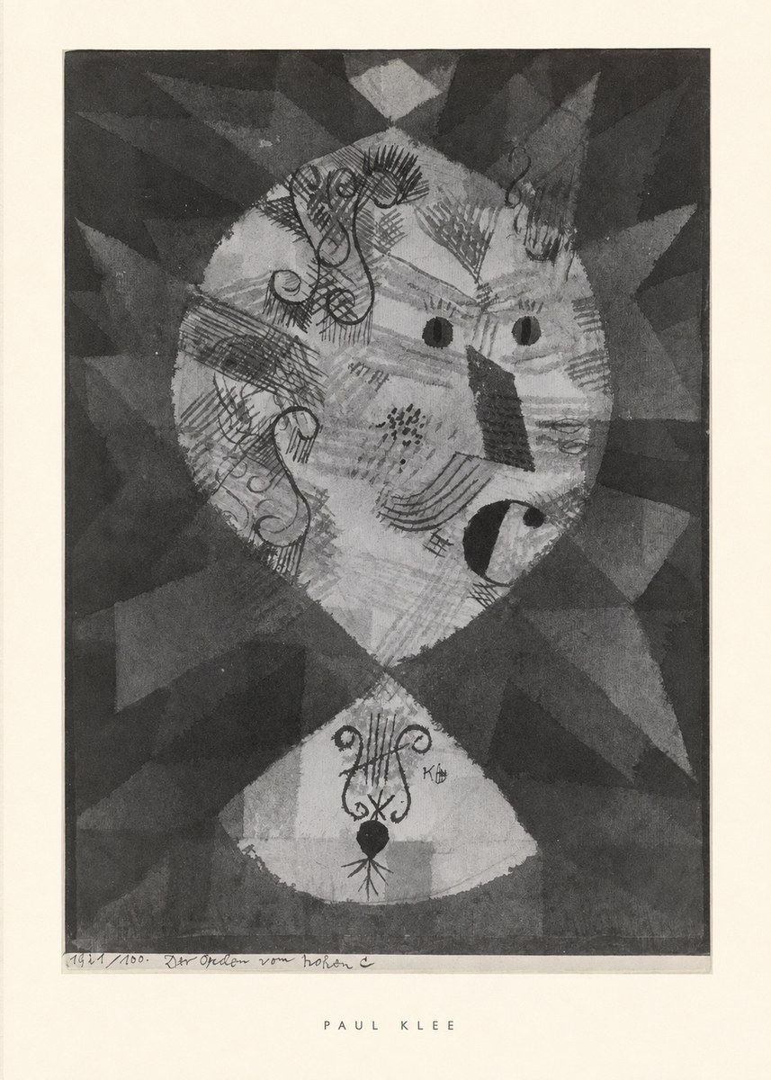 Paul Klee Der O Vom Hohen C No6 - Juliste