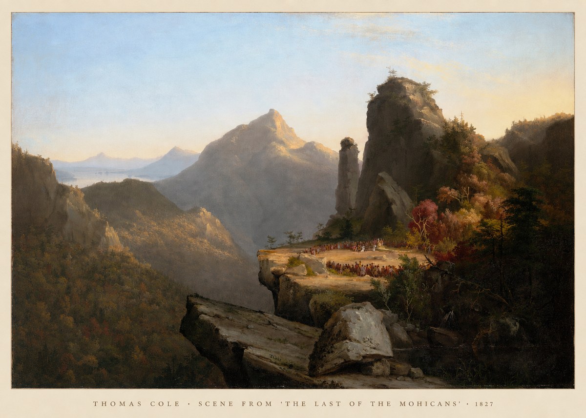 Thomas Cole Scene from 'the Last of the Mohicans' No5 - Juliste