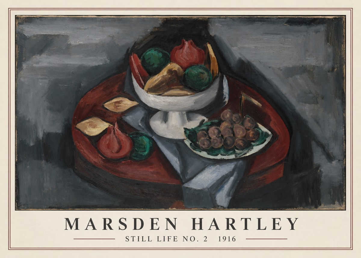 Marsden Hartley Still Life No. 2 No3 - Juliste