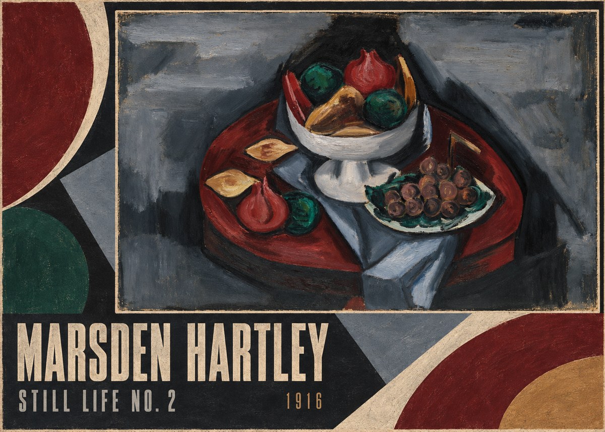 Marsden Hartley Still Life No. 2 No4 - Juliste