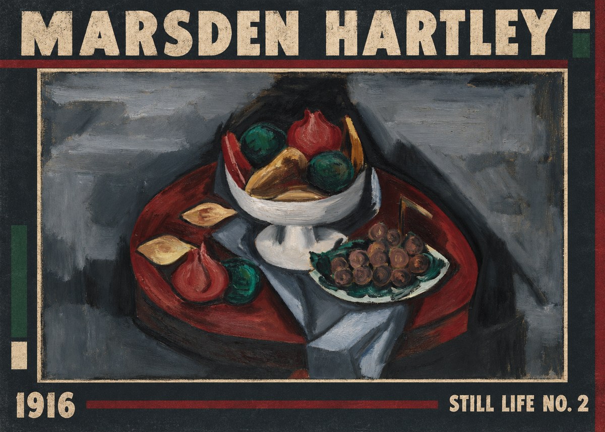 Marsden Hartley Still Life No. 2 No5 - Juliste