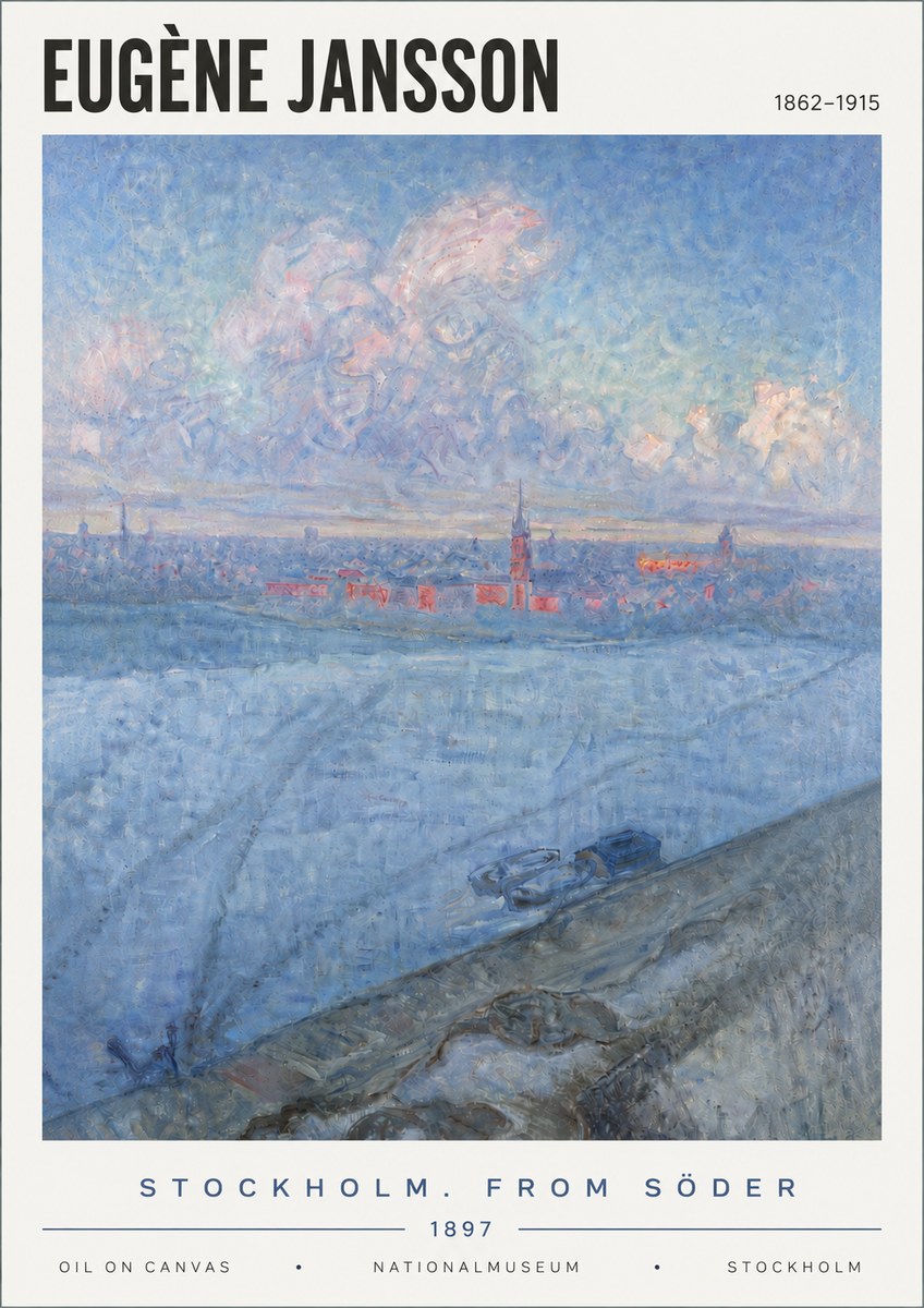 Eugène Jansson Stockholm. from Söder No6 - Juliste