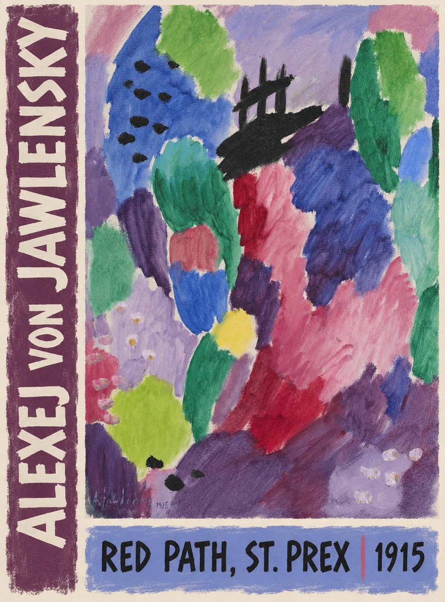 Alexej von Jawlensky Red Path, St. Prex I No3 - Juliste