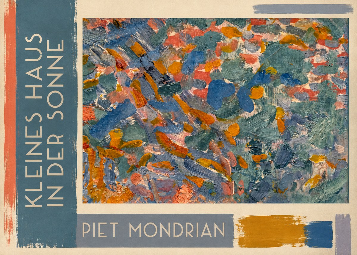 Piet Mondrian Kleines Haus in Der Sonne I No2 - Juliste
