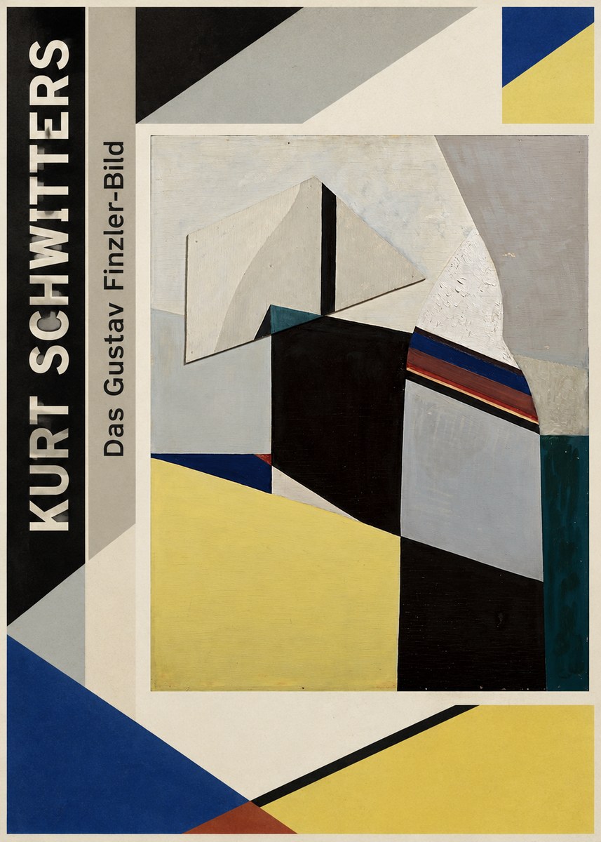 Kurt Schwitters Das Gustav Finzler-bild No2 - Juliste