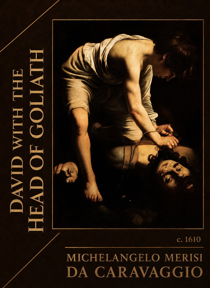 Michelangelo Merisi da Caravaggio David with the Head of Goliath I No2 - Juliste