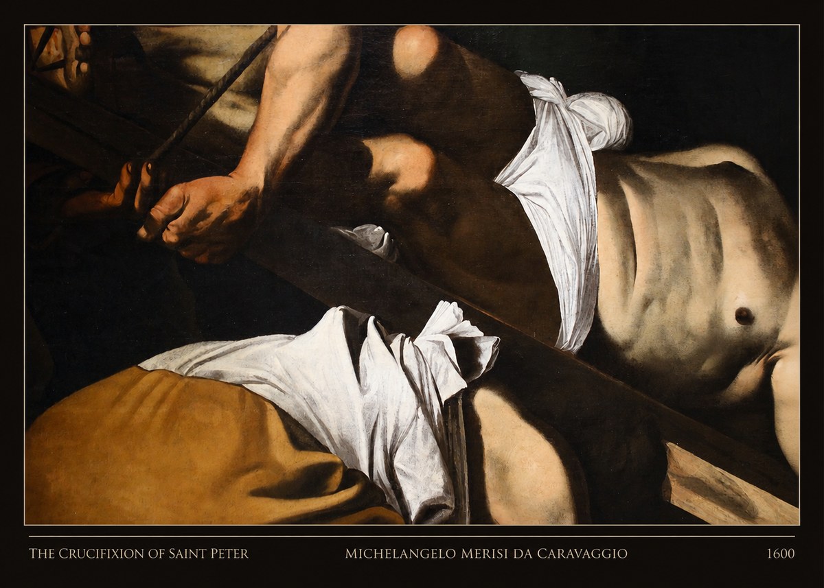 Michelangelo Merisi da Caravaggio The Crucifixion of Saint Peter I No4 - Juliste