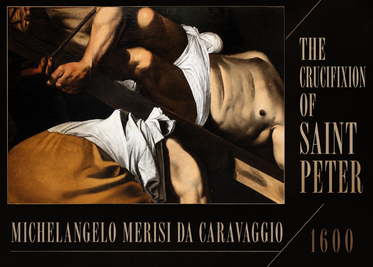 Michelangelo Merisi da Caravaggio The Crucifixion of Saint Peter I No5 - Juliste