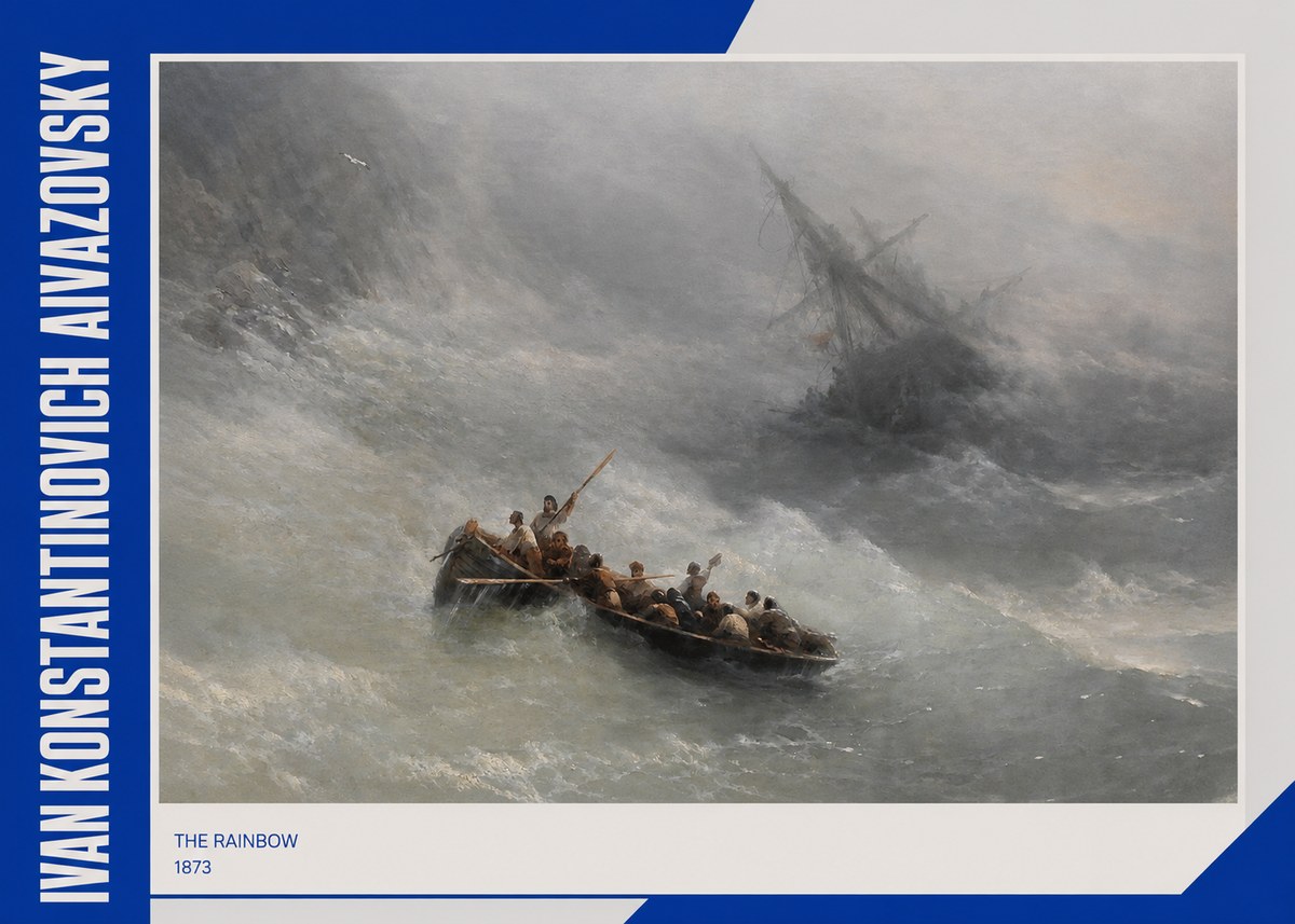 Ivan Konstantinovich Aivazovsky The Rainbow No2 - Juliste
