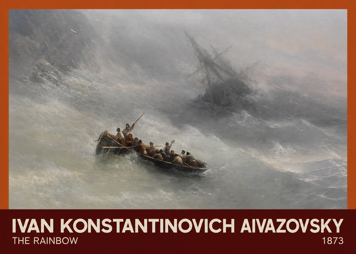 Ivan Konstantinovich Aivazovsky The Rainbow No3 - Juliste