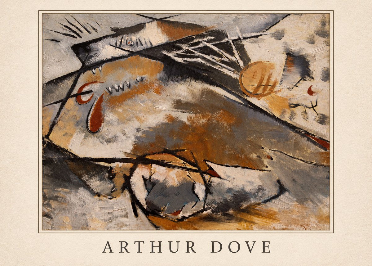 Arthur Dove Pagan Philosophy No3 - Juliste