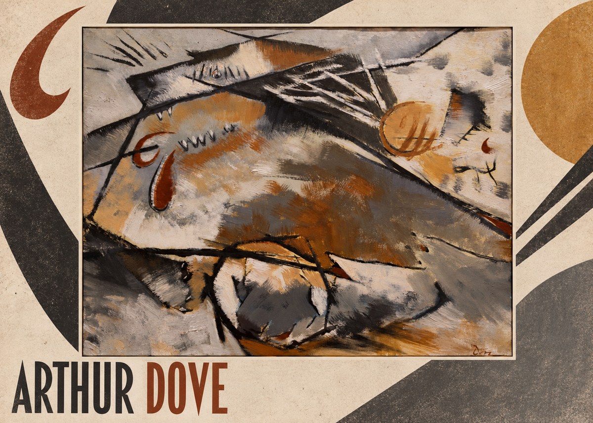 Arthur Dove Pagan Philosophy No4 - Juliste