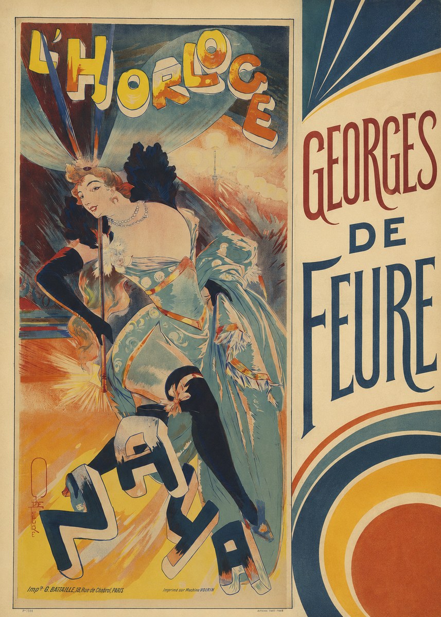 Georges de Feure L'horloge I No4 - Juliste