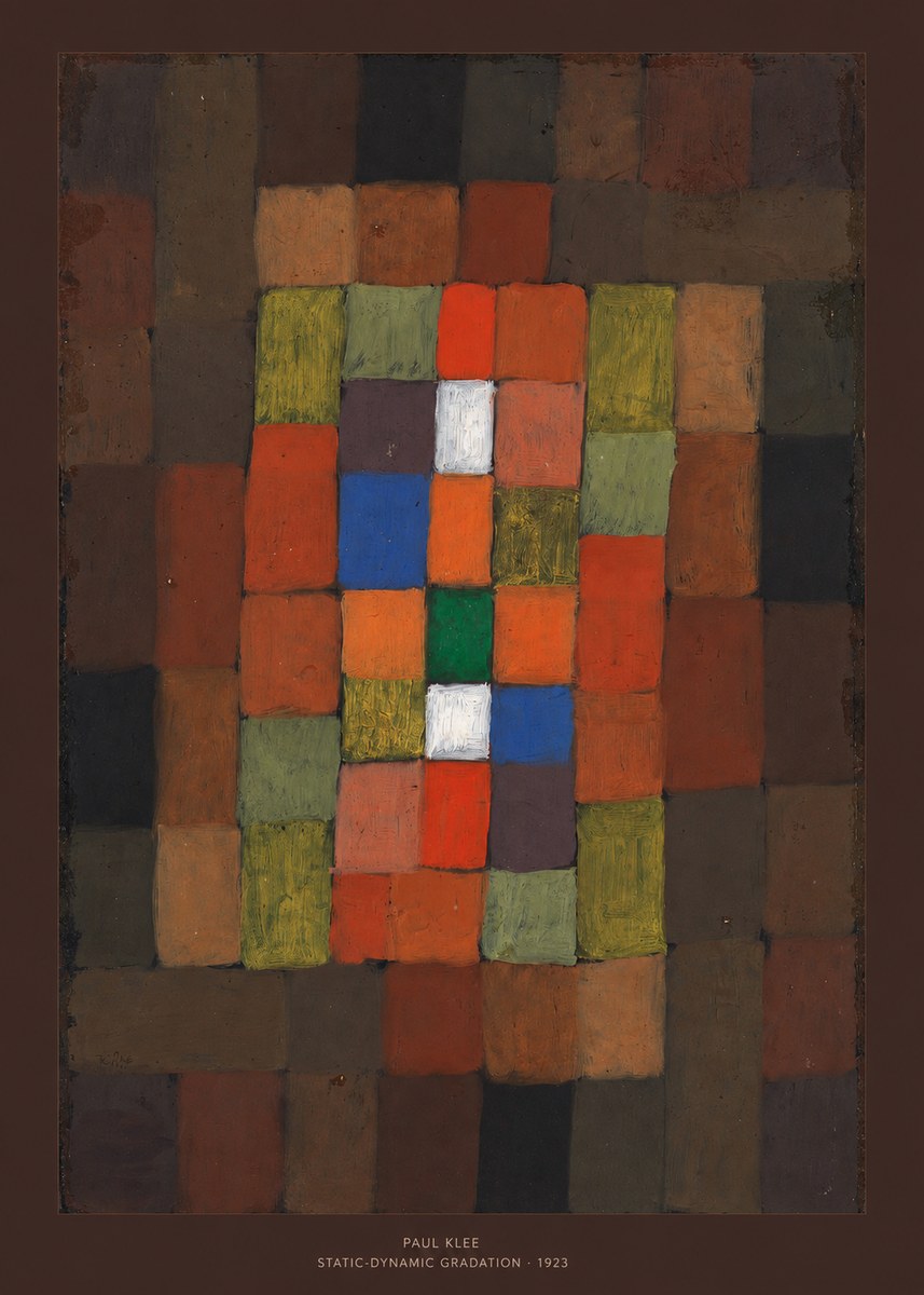 Paul Klee Static-dynamic Gradation No6 - Juliste
