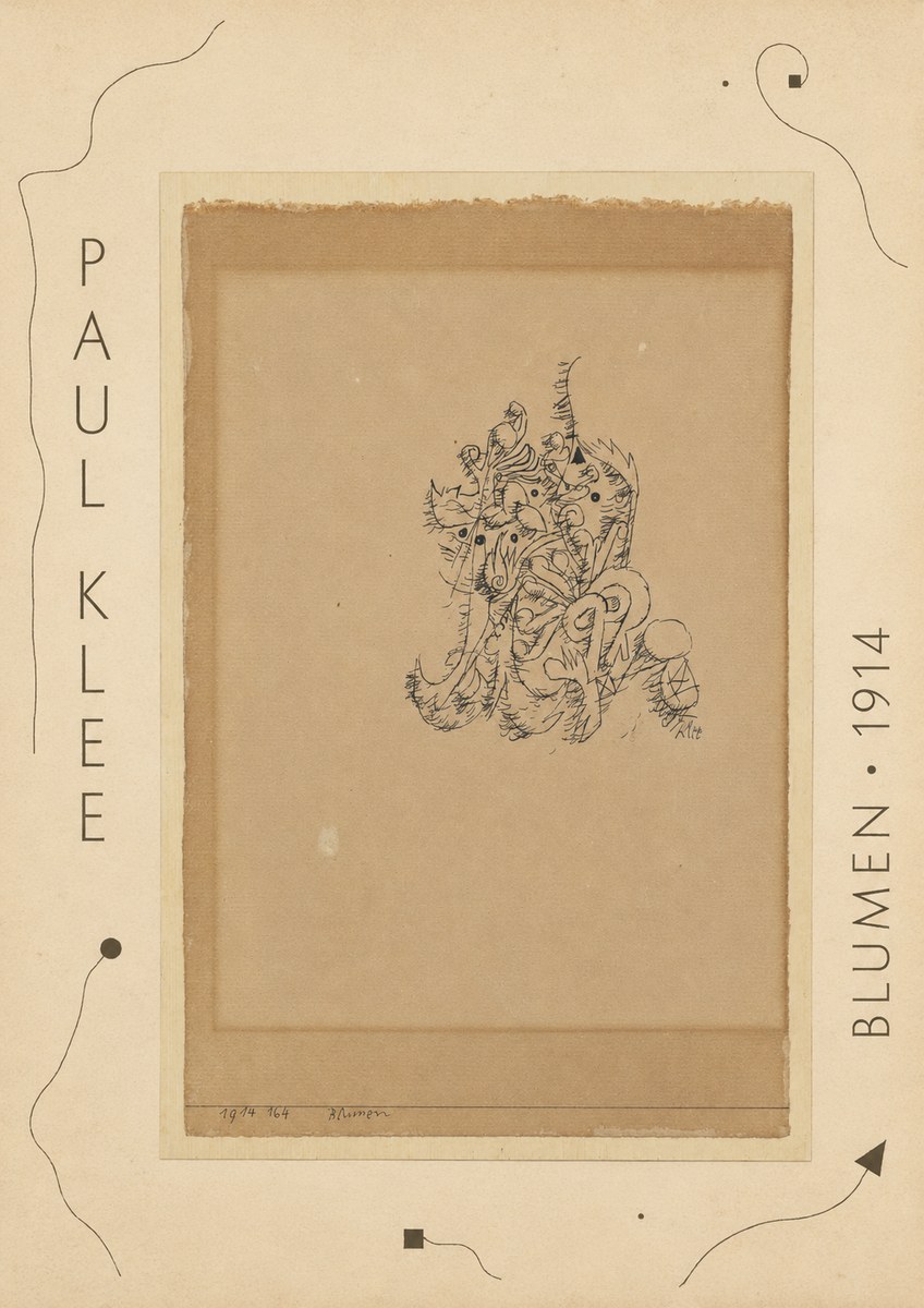 Paul Klee Blumen I No3 - Juliste