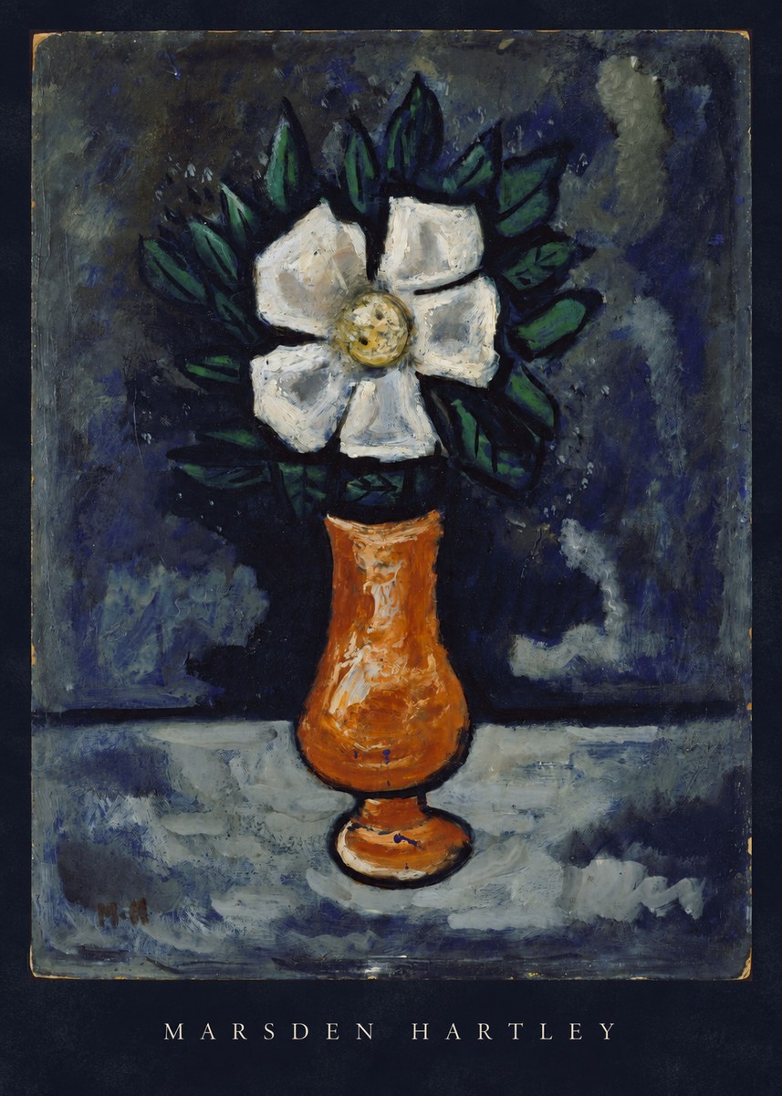 Marsden Hartley Flower in Vase No6 - Juliste