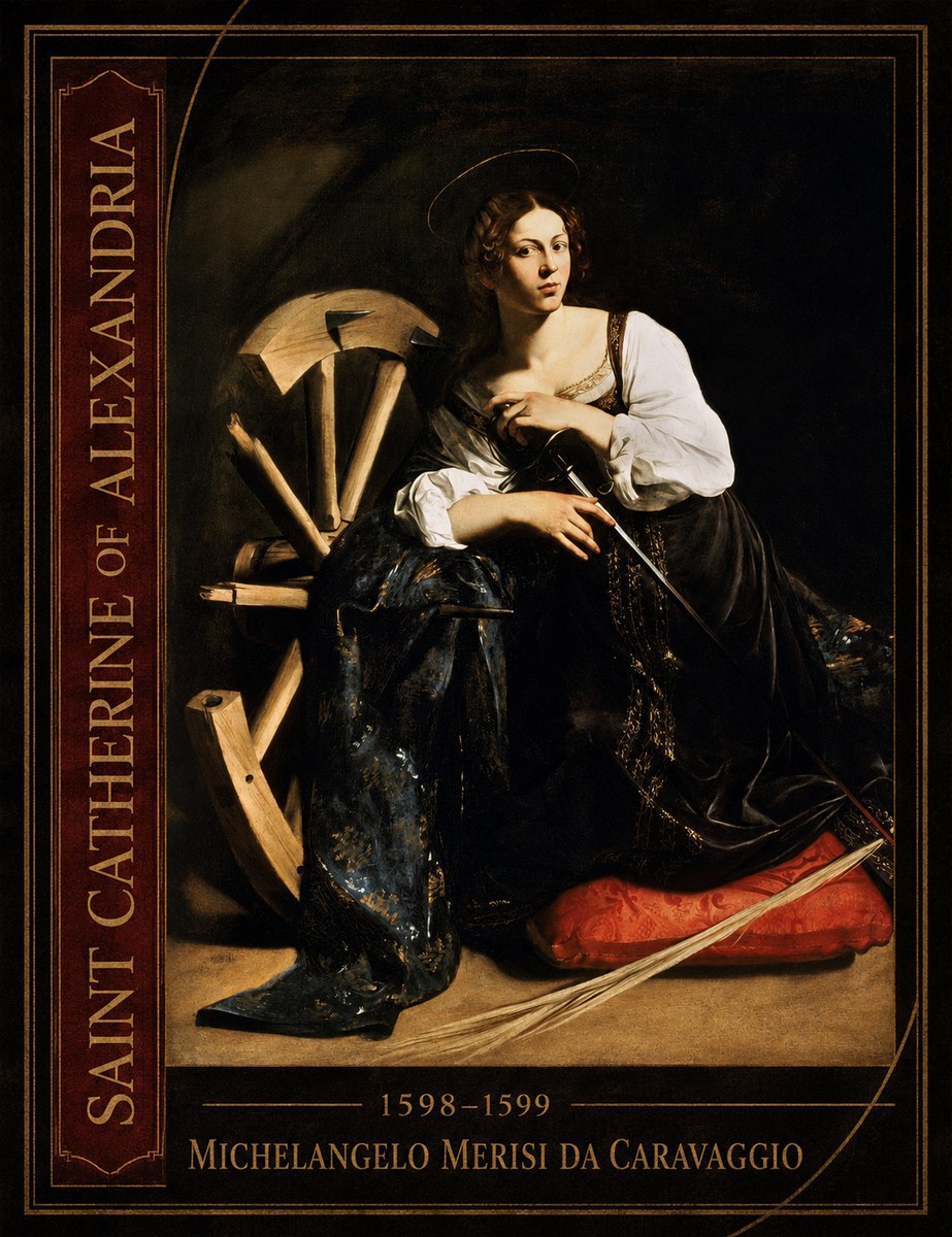 Michelangelo Merisi da Caravaggio Saint Catherine of Alexandria I No2 - Juliste
