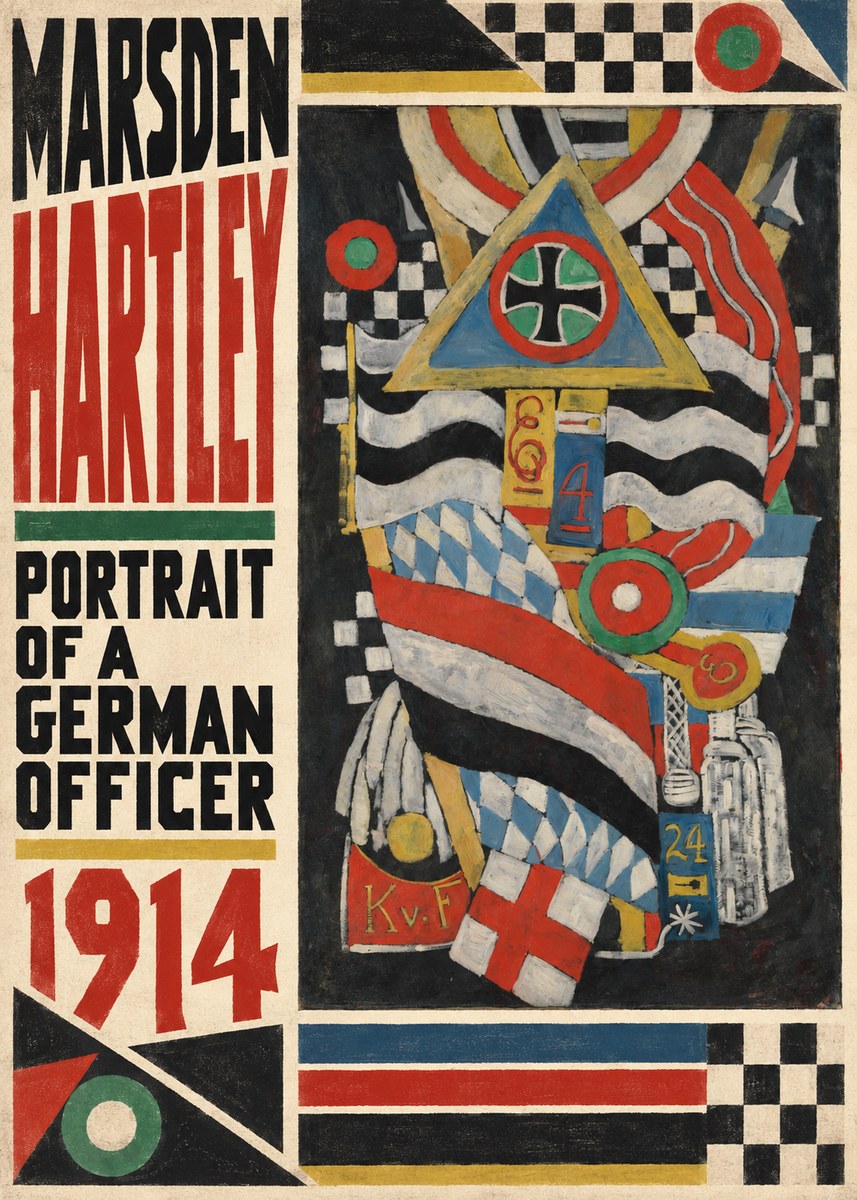 Marsden Hartley Portrait of a German Officer I No2 - Juliste