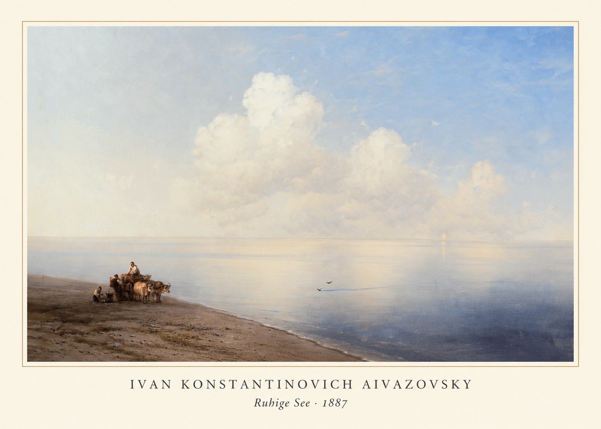 Ivan Konstantinovich Aivazovsky Ruhige See No3 - Juliste