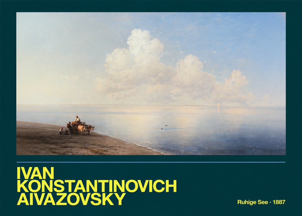 Ivan Konstantinovich Aivazovsky Ruhige See No4 - Juliste