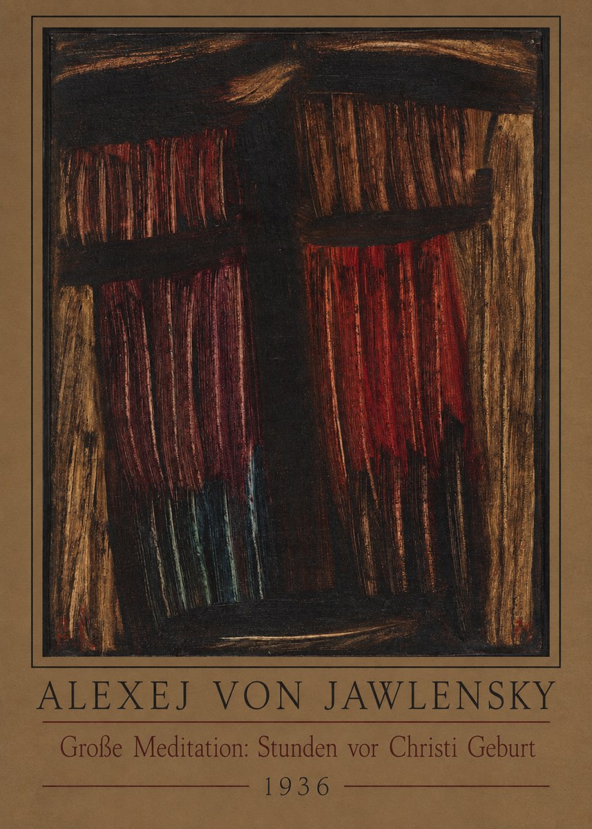 Alexej von Jawlensky Große Meditation: Stunden Vor Christi Geburt No2 - Juliste