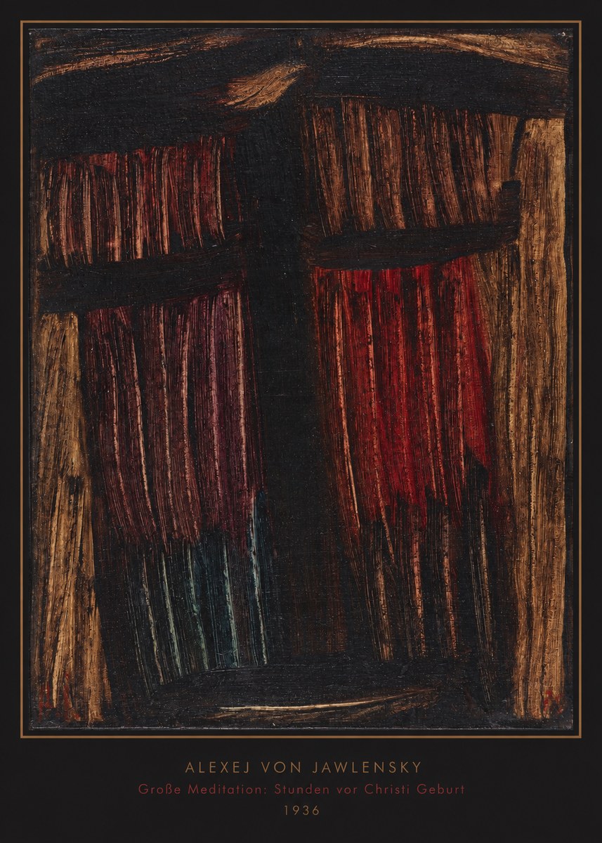 Alexej von Jawlensky Große Meditation: Stunden Vor Christi Geburt No6 - Juliste