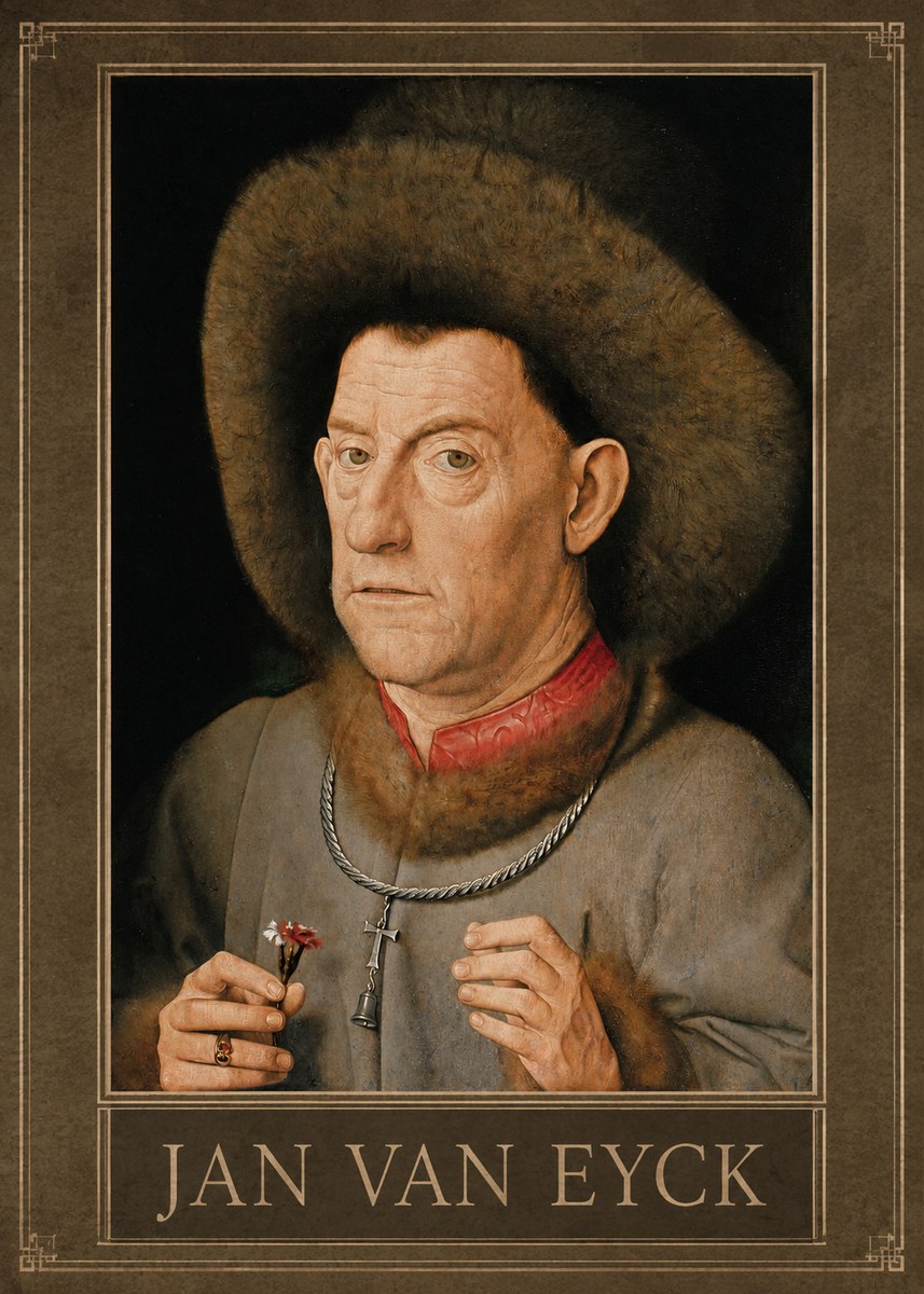 Jan van Eyck Jan Van Eyck No3 - Juliste