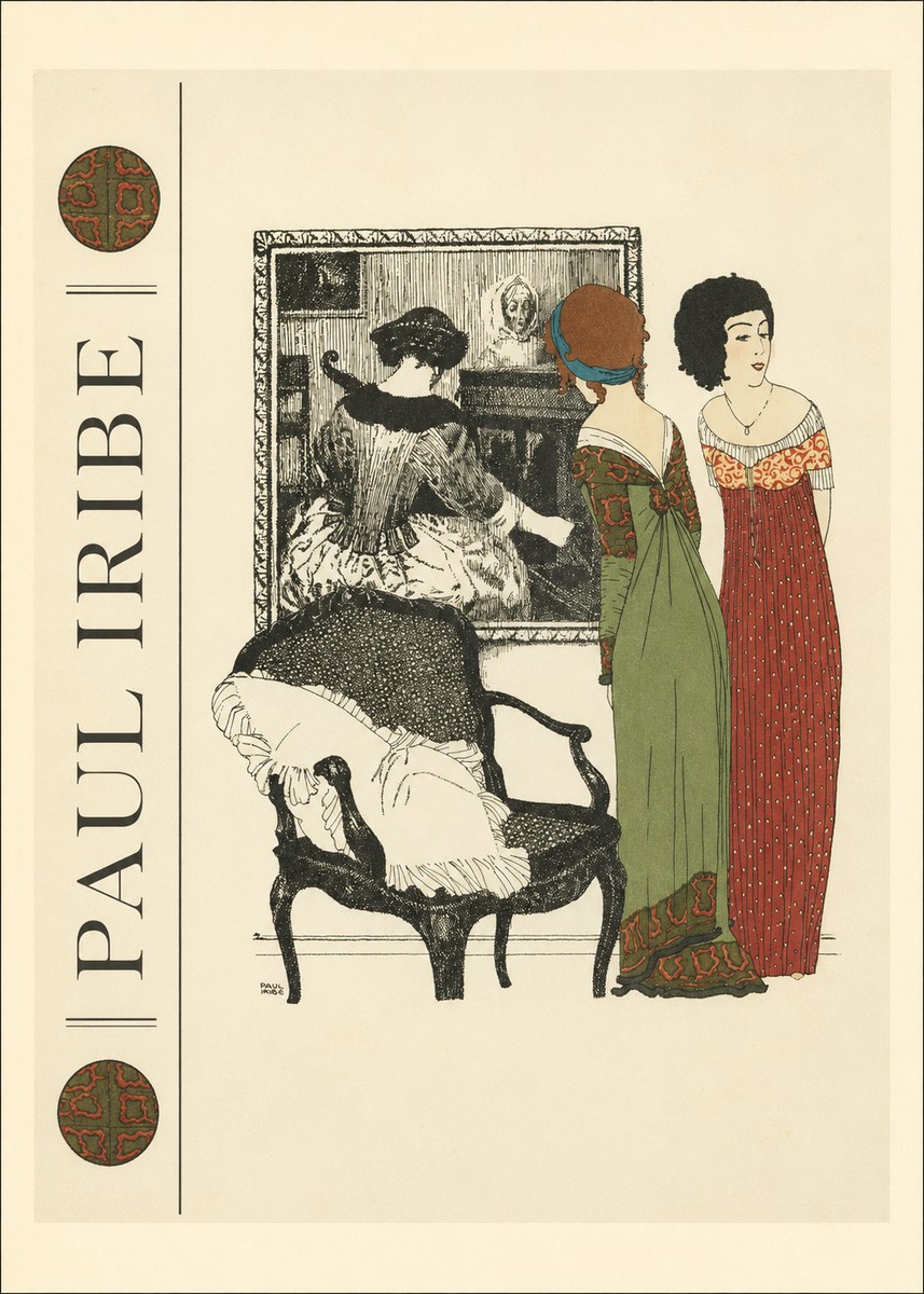 Paul Iribe Elegant Interior Scene No3 - Juliste