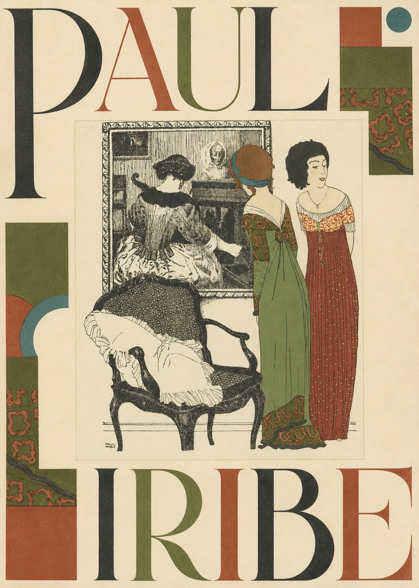 Paul Iribe Elegant Interior Scene No5 - Juliste