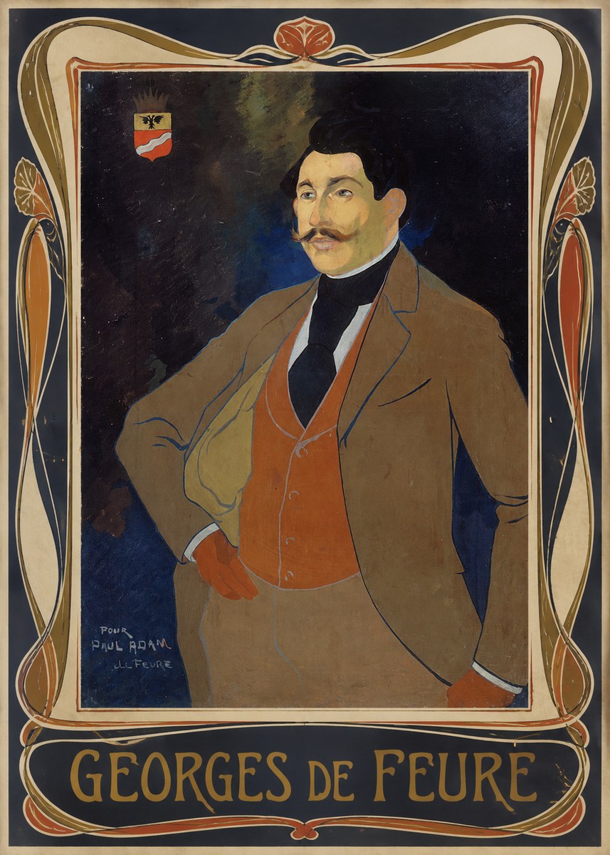 Georges de Feure Portrait De Paul Adam No2 - Juliste