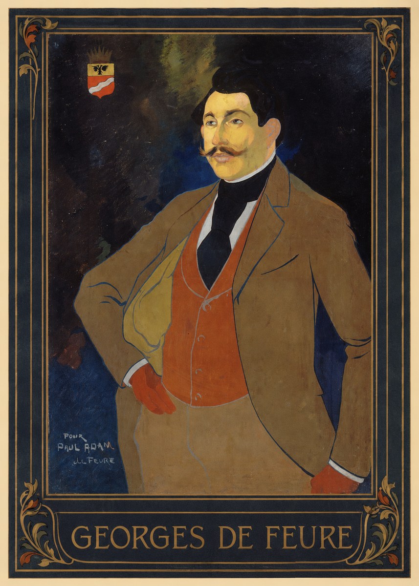 Georges de Feure Portrait De Paul Adam No3 - Juliste