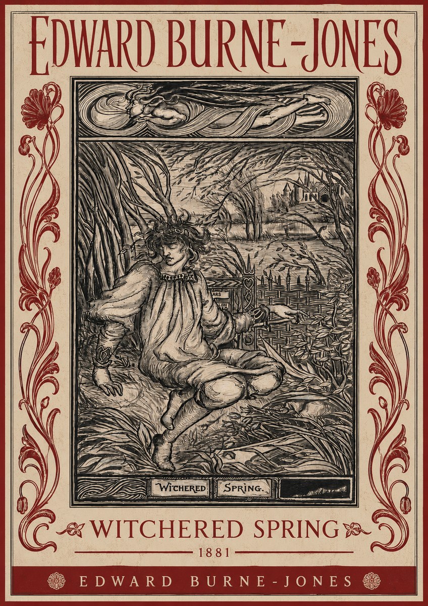 Edward Burne-Jones Withered Spring No4 - Juliste