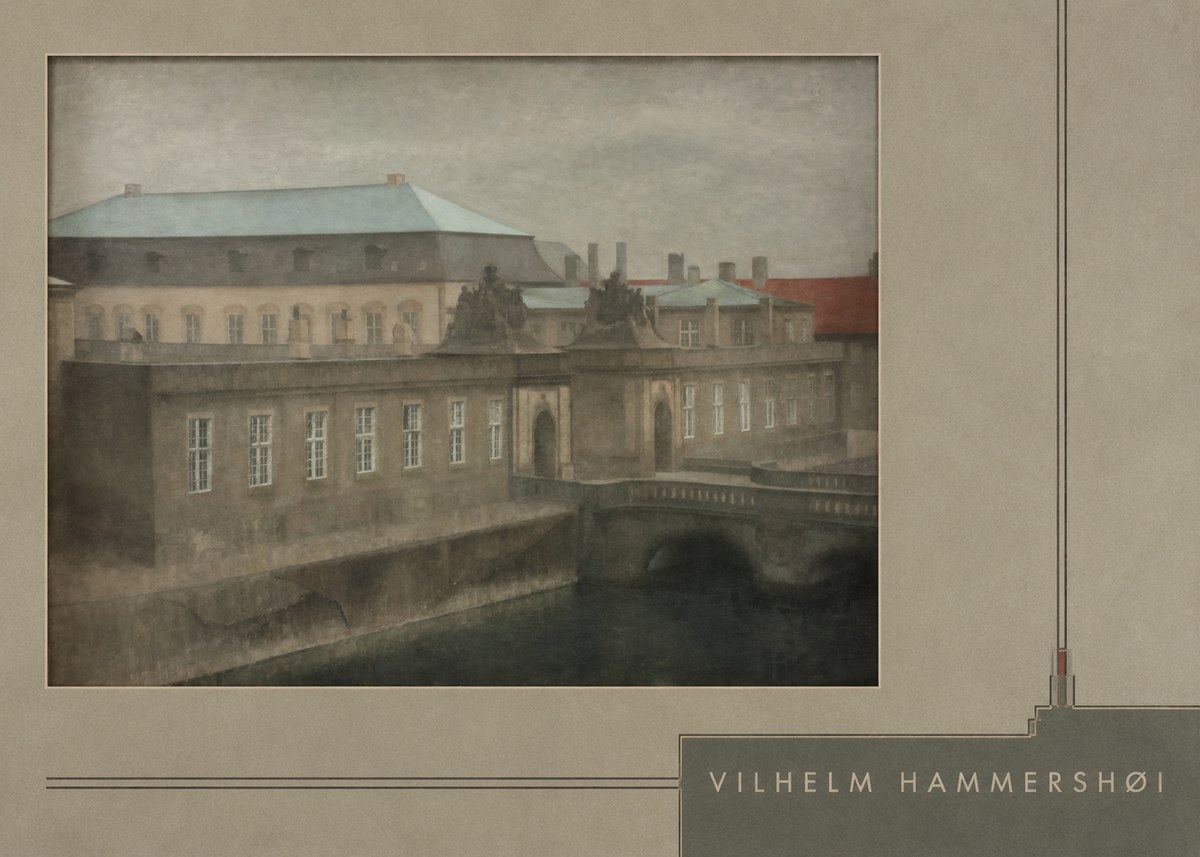 Vilhelm Hammershøi The Old Christiansborg, Late Autumn No4 - Juliste