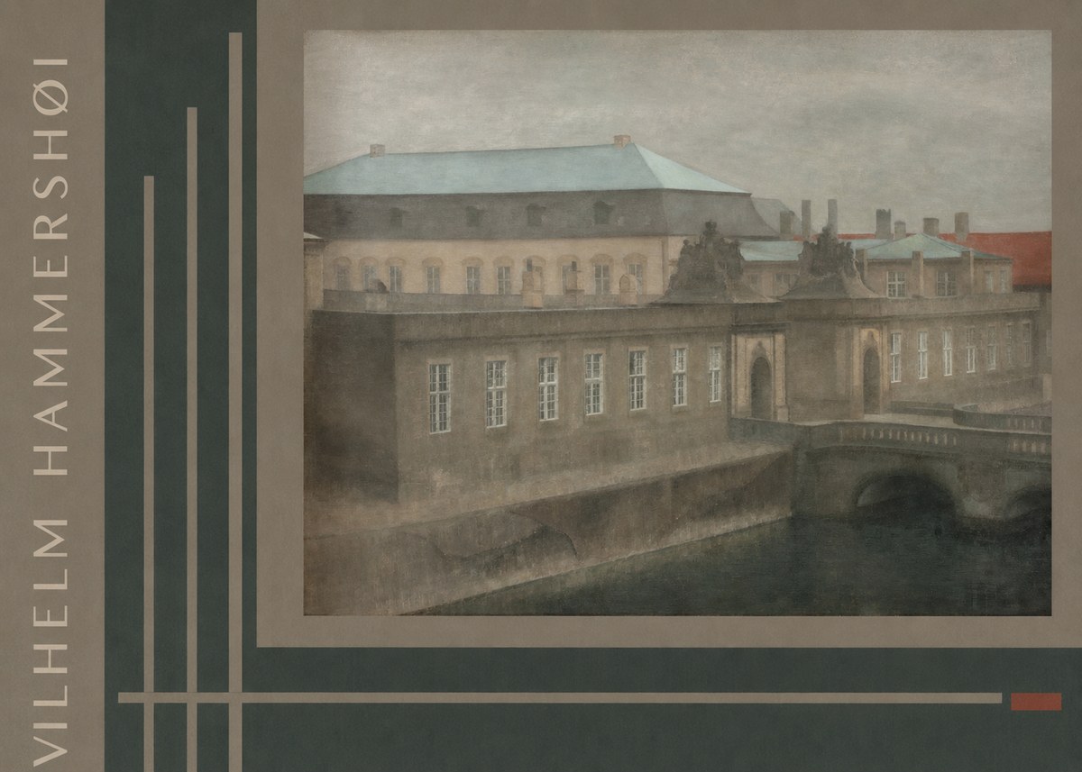 Vilhelm Hammershøi The Old Christiansborg, Late Autumn No5 - Juliste