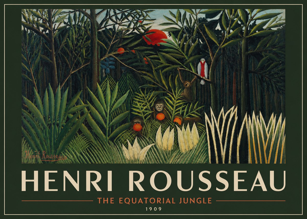Rousseau The Equatorial Jungle I No2 - Juliste
