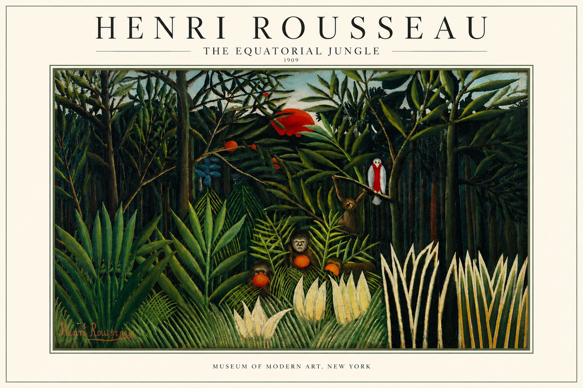 Rousseau The Equatorial Jungle I No3 - Juliste