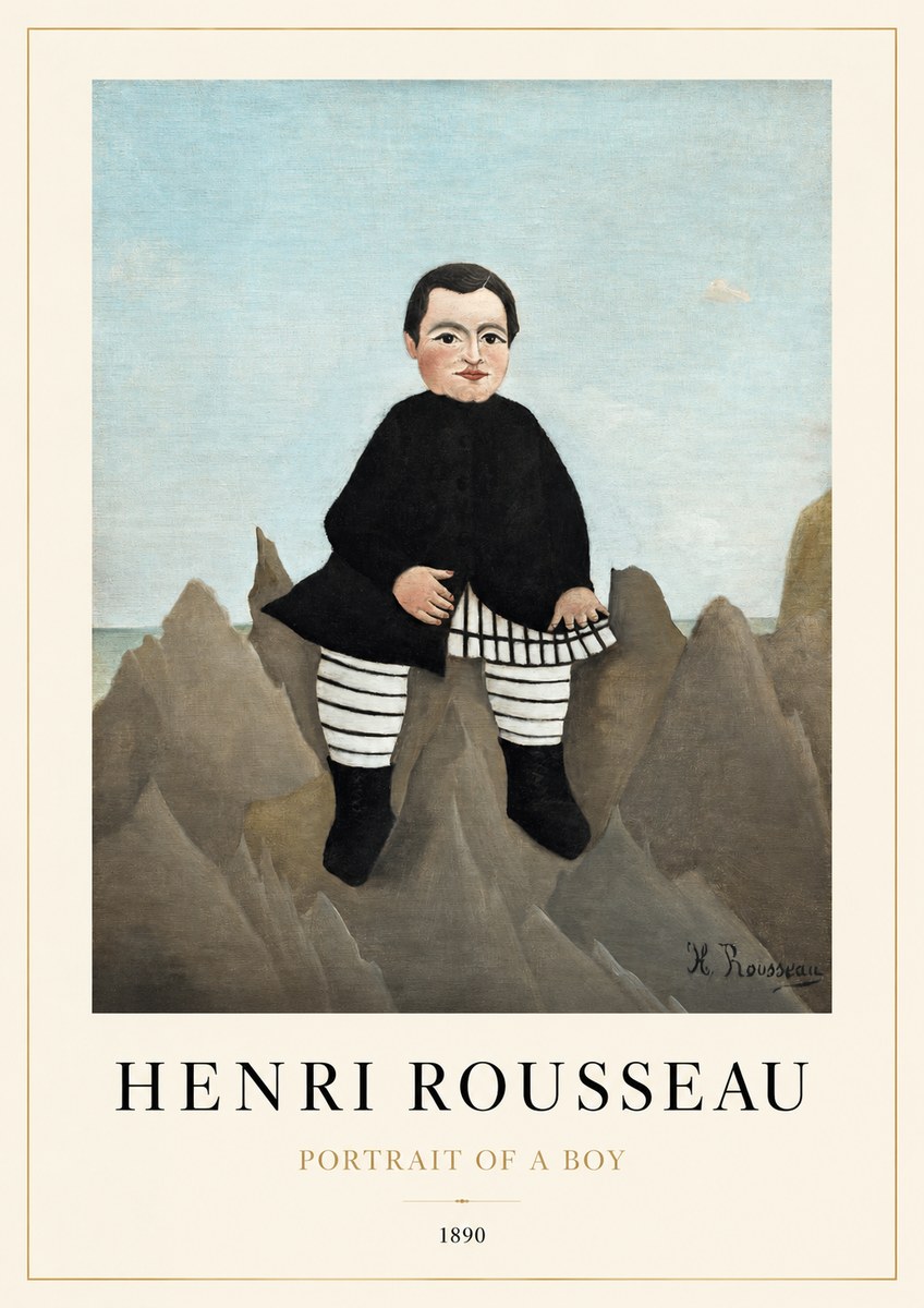 Rousseau Portrait of a Boy No1 - Juliste