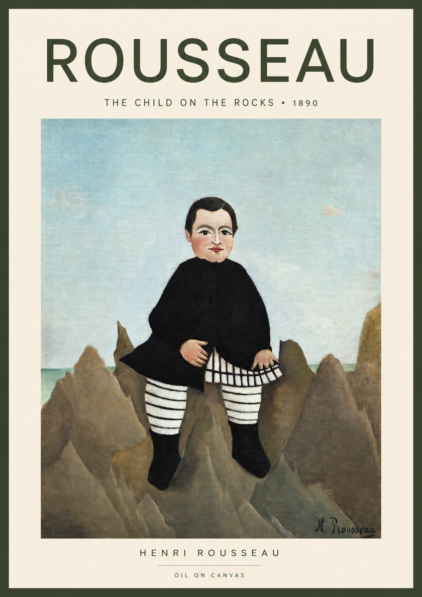 Rousseau Portrait of a Boy No2 - Juliste