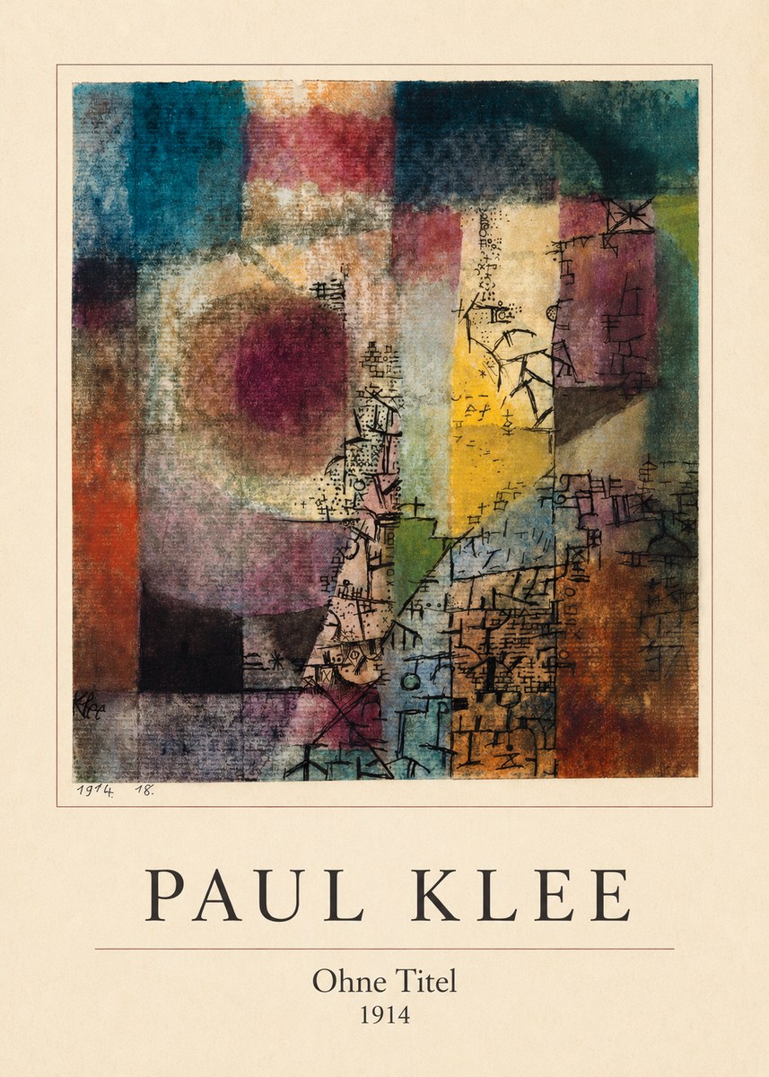 Paul Klee Ohne Titel I No4 - Juliste