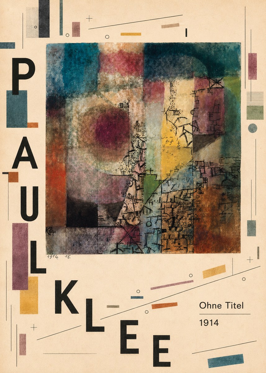 Paul Klee Ohne Titel I No6 - Juliste