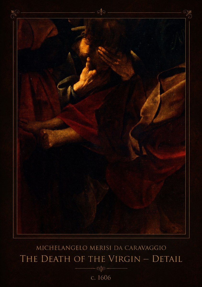 Michelangelo Merisi da Caravaggio The Death of the Virgin – Detail No1 - Juliste