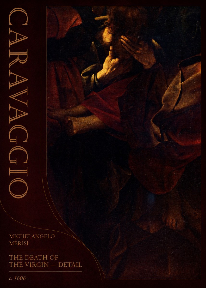 Michelangelo Merisi da Caravaggio The Death of the Virgin – Detail No2 - Juliste