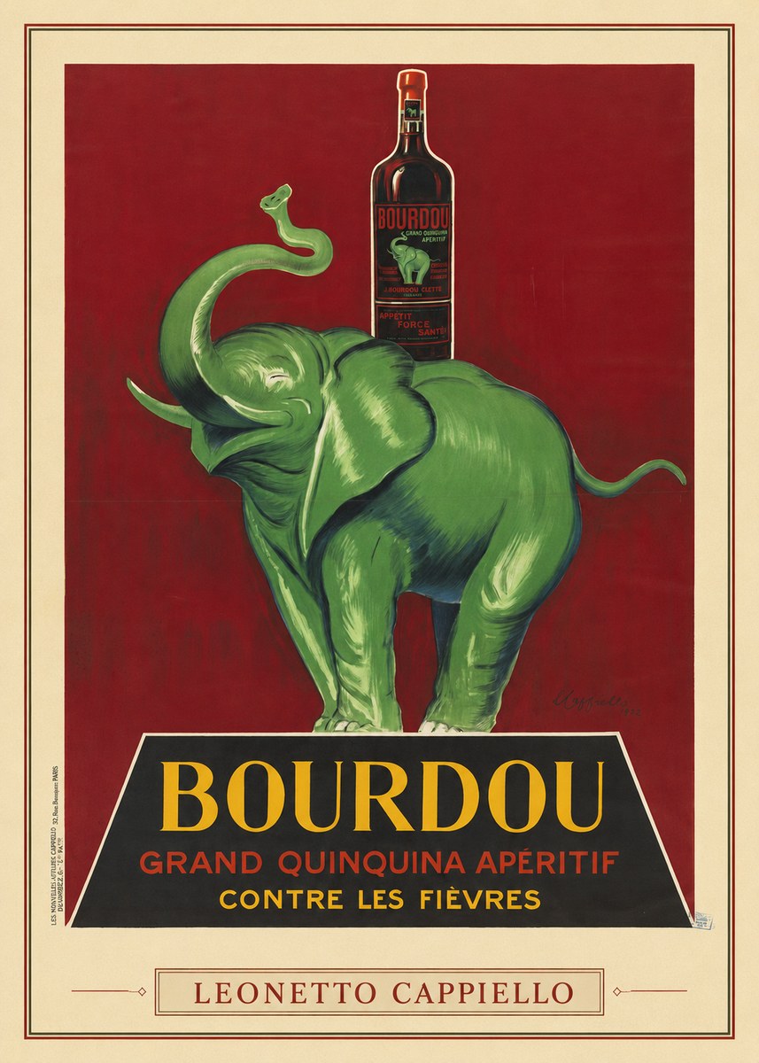 Leonetto Cappiello Bourdou No3 - Juliste