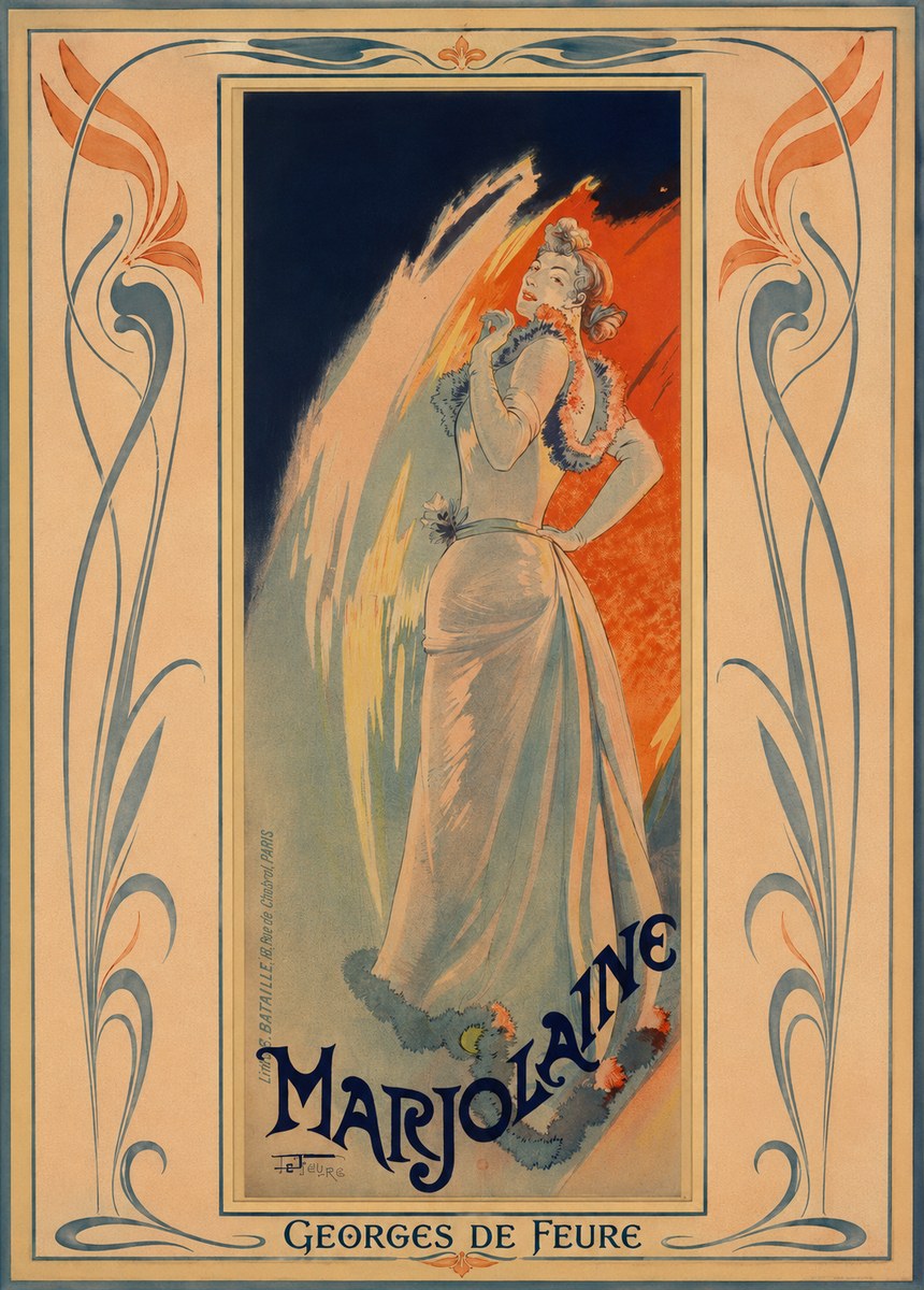 Georges de Feure Marjolaine No1 - Juliste
