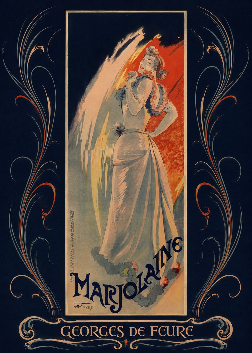 Georges de Feure Marjolaine No5 - Juliste